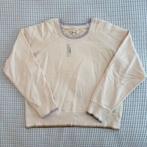 NWT Madewell Stitched Sweatshirt